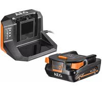 AEG SETL1820S Kit Chargeur Batterie 18V 2.0Ah Lithium-Ion 1 Batterie
