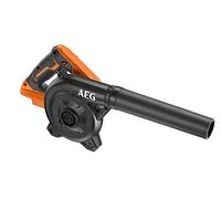 AEG Souffleur PRO18V BGE18C2-0 Débit d'air 2,8 m³/Min (sans Batterie) | Nettoyage des zones de travail, soufflage de sciure et de copeaux, gonflage d'appoint, tube et buses fournis, atelier, jardin
