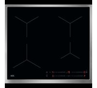 AEG TO64IA0AIT Plaque à induction, autonome, 60 cm, fabriquée en Allemagne, 4 zones de cuisson flexibles avec surface saphir MattSE résistante aux rayures, fonction d'alimentation pour une cuisson