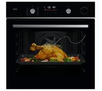AEG TR6PB531SB Cuisinière électrique en acier inoxydable A++ Vapeur pyrolitique Noir Série 6000 Steam CRISP