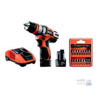 Aeg Trapano Avvitatore Bbs12C2-202 Bkit1 12 V 2 Batterie Litio 2,0 Ah