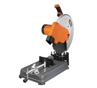 AEG Tronçonneuse à Métaux Filaire 2300W Ø355 mm 4280 tr/min SMT355 | Blocage d'arbre pour un changement de disque rapide, clé à molette et disque de coupe inclus, tubes, profilés, barres