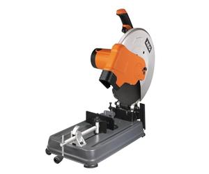 AEG Tronçonneuse à Métaux Filaire 2300W Ø355 mm 4280 tr/min SMT355 | Blocage d'arbre pour un changement de disque rapide, clé à molette et disque de coupe inclus, tubes, profilés, barres