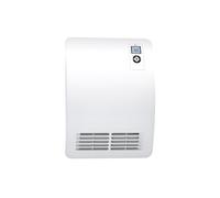 AEG VH Comfort, energy-saving fan heater, 2000 W for approx. 25 m², LCD display, weekly timer, 120 min. timer, silent mode, bathroom, (EU plug) 238722, Rayonnant, Blanc