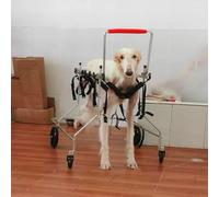 AEGCAOJH Fauteuils roulants pour Chiens handicapés blessés et boiteux/Assistance pour Les Pattes Avant et arrière, Fauteuil Roulant réglable pour Chien, remorque de vélo légère pour Chien