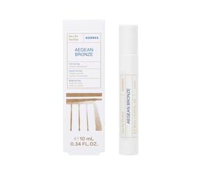 Aegean Bronze Eau de Parfum - Format voyage - 10ml | Format voyage vegan aux notes de bergamote, frangipanier, sucre brûlé et vanille. Testé dermatologiquement.