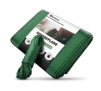 Aegis Bâche en tissu Bâche tout usage Coins renforcés en plastique Cordage