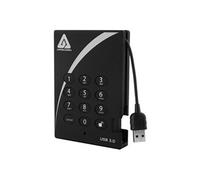 Aegis Padlock 3.0 A25-3PL256-500 - Disque dur - chiffré - 500 Go - externe (portable) - 2.5" - USB 3.0 - 5400 tours/min - mémoire tampon : 8 Mo -