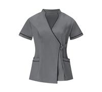 AEGJEGVD Blouse Infirmiere Femme Tunique Uniforme Medicale Haut D'infirmière Uniforme De Travail Top Médicale d'été Vêtements de Travail et Uniformes Tenue Infirmiere Professionnelle Grande Taille