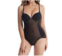 AEGJEGVD Body Gainant Femme Bodysuit Gaine Amincissant Ventre Plat Sculptant Minceur Invisible Shapewear Combinaison Minceur sous-Vêtements Push Up sans Couture Body Shaper