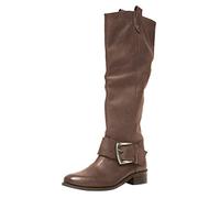 AEGJEGVD Botte Haute Femme mit Mollet Large Confortables Bottes Western Longue Classiques Bottes Equitation de Hiver Cuissardes Sexy Haute Botte au-dessus du Genou Boots Montantes Cuir