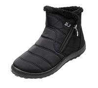 AEGJEGVD Chaussures Femme Hiver Bottes de Neige Trekking Outdoor Bottines Fourrure Doublure Chaude de Randonnée Boots AntidéRapante Bottine Imperméables Chaussures D'hiver Botte pour tous les jours