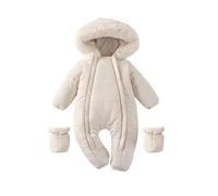 AEGJEGVD Combinaison Pilote Bébé Combinaison Ski Enfant Hiver en Polaire Combinaisons de Neige Garcon Fille Manteau d'hiver Polaire Chaude Vêtements de Ski Grenouillère Salopettes d'Extérieur 0-2 ans