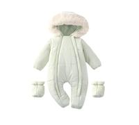AEGJEGVD Combinaison Pilote Bébé Combinaison Ski Enfant Hiver en Polaire Combinaisons de Neige Garcon Fille Manteau d'hiver Polaire Chaude Vêtements de Ski Grenouillère Salopettes d'Extérieur 0-2 ans