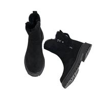 AEGJEGVD Femme Bottes de Neige Fourrure Chaud Mode Courts avec Doublure Bottines Haut Talon Hiver Chaussures Bottes Snow Boots Femme Doublure Chaude Imperméable Confort Chaussure Pas Cher