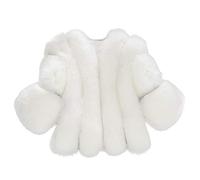 AEGJEGVD Femme Veste en Fausse Fourrure Courte en Peluche Surdimensionné Manteau d'hiver en Fausse Fourrure Femmes Élégant Fluffy Manteau en Fausse Fourrure Polaire Coat Jacket Costumes et Vestes