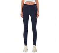 AEGJEGVD Jean Femme Taille Elastique, Pull on Jeggings et Jambes Droites avec Poches, Mode Slim Fit Pantalon Denim Leggings Stretch, Décontractés pour Le Yoga,Jogging et Le Gymnase