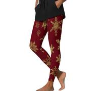 AEGJEGVD Legging Polaire Femme Hiver Chaud Collant Thermique Pantalon de Yoga Taille Haute Élastiques Doublé Polaire Leggings Femmes pour Exercice de la Vie Quotidienne Doux et Confortable Leggings