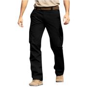 AEGJEGVD Pantalon de Travail Homme Cargo Stretch Pantalons Taille Elastique Décontractée Pants Mode Drawstring Leger Pantalon Jogging Survetement avec Poche Training Sportswear Randonnée Pas Cher