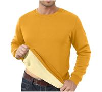 AEGJEGVD Pulls en Polaire pour Homme avec Demi-Fermeture Éclair Thermique Sweat-Shirt à Manches Longues et Col Montant Chaud Vêtements Pull d'hiver Veste Sweat Zippé Sweatshirt de Sport