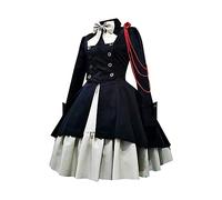 AEGJEGVD Robe Victorienne Femme à Manches Longues Collier Carré Robes Vintage Médiévales avec Corset Patchwork Robe de Bal Steampunk Gothique Medieval deguisement Adulte Grande Taille Pas Cher