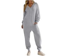 AEGJEGVD Salopette Femme Soldes 2025 Combinaison Décontractée Respirante et Confortable Salopettes à La Mode Jumpsuit Léger Combinaisons et Combishorts Femmes Chic Et Elegant Jumpsuits Pas Cher