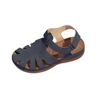 AEGJEGVD Sandales Femme à bout Fermé Sandales de Marche Randonnée Femmes Ventes Flash de Printemps eté Mode Anti-dérapant Sandale de Plage Confort Anti-Dérapant Bout Fermé Claquettes de Trekking