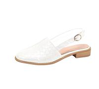 AEGJEGVD Sandales Femme Été Plat Sandales de Plage À Bout Fermé Sabots Confort Ventes Flash de Printemps ete Chaussure Femmes Confortable et Elegante Chaussons de Vacances Party Pas Cher