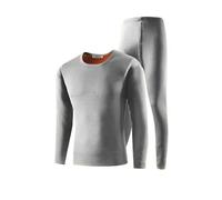 AEGJEGVD Sous-Vêtements Thermiques, Ensemble de sous-vêtements Hiver Sport Respirant Pyjama Homme Collant Thermique L'entraînement Élastique Collant Automne Base Layers Chaud Léger Hauts et Pantalon
