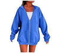 AEGJEGVD Sweat à Capuche Femme Zippé Pull Leger Chic Et Elegant Manteau Sweat-Shirt à Capuche avec Fermeture Eclair Hoodie Manches Longues Temps Libre Sport Outdoor Sweats Veste Cardigan Pas Cher