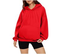 AEGJEGVD Sweatshirt avec Capuche Femme Oversize Hoodie Manches Longues Décontracté Pulls, Gilets et Sweats Chaud Chic Élégant Streetwear Oversize Grande Taille Fille Veste Sweatshirts Pas Cher