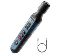 AEGTEST AGT-2459 Détecteur de monoxyde de Carbone Portable, Rechargeable, 0~1000PPM, avec alarmes sonore/visuelle et écran Couleur TFT - pour Maison, Voyage, Industrie - Bleu