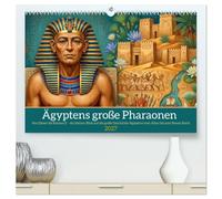 Ägyptens große Pharaonen (hochwertiger Premium Wandkalender 2027 DIN A2 quer), Kunstdruck in Hochglanz: Eine faszinierende Reise zu den Herrschern, Monumenten und der Geschichte des alten Ägypten.