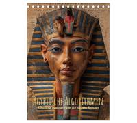 Ägyptische Algorithmen - Künstliche Intelligenz trifft auf das alte Ägypten (Tischkalender 2026 DIN A5 hoch), CALVENDO Monatskalender: Antike Eleganz ... ägyptischen Symbolen in warmen Sepiatönen.