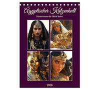 Ägyptischer Katzenkult. Priesterinnen der Göttin Bastet (Tischkalender 2026 DIN A5 hoch), CALVENDO Monatskalender: Dienerinnen der Katzengöttin. Eine Ode an Bastet