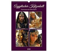 Ägyptischer Katzenkult. Priesterinnen der Göttin Bastet (Wandkalender 2026 DIN A3 hoch), CALVENDO Monatskalender: Dienerinnen der Katzengöttin. Eine Ode an Bastet