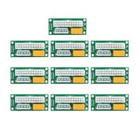 AEHON ADD2PSU Bloc d'alimentation double bloc d'alimentation ADD2PSU ATX 24 broches vers 4 broches Molex Connecteur Riser Miner Miner Adaptateur (10 pcs vert 4 broches)