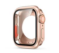 AEHON Couvercle de protection d'écran pour Apple Watch S10 46MM S10 42MM 45mm 44mm 40mm 41mm, boîtier de pare-chocs avant et arrière en PC rigide iwatch 10 9 8 7 SE 6 5 4 changement(Rose gold,S10 42mm
