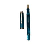 AEHON Stylo plume à piston en acrylique doux et lisse n°5 pour étudiants Pelikan M400/405 Stylo cadeau (G, Schmidt M (0,7 mm)