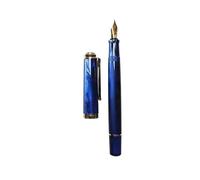 AEHON Stylo plume à piston en acrylique doux et lisse n°5 pour étudiants Pelikan M400/405 - Stylo cadeau (H,Schmidt B (1 mm)