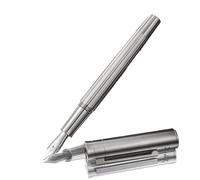 AEHON Stylo plume T1 en alliage de titane remplaçable avec boîte cadeau pour calligraphie