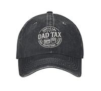 AEIKHAEC Casquette de Baseball Papa Impôt drôle Papa été ajusté rétro Trucker Chapeau Unisexe Hommes Imprimer randonnée pêche Casquettes de Baseball à l’épreuve du Soleil