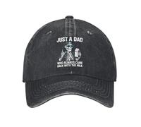 AEIKHAEC Juste Un Papa Qui revenait Toujours avec Le Soleil de Lait Casquette de Baseball ajustée rétro Hommes Femmes lavé Chapeau de Camionneur en Cours d’exécution Casquette Snapback