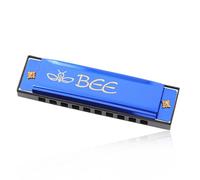 AEIOPRS 1 Pcs harmonicas pour enfants/débutants en do-majeur convient au blues jouets musicaux à 10 trous bleu