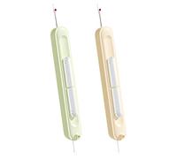 AEIOPRS 2 Pcs 2-in-1 Enfile-aiguille et coupe-couture Guide d'enfilage d'aiguille Needle Threaders for Hand Sewing Guide d'enfilage pour chas d'aiguille main Needle Threader & Seam Ripper Tool