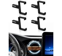 AEIOPRS Diffuseur Voiture Clip, 4 Pièces Parfum Support Aération Auto, Fixation Stable Anti-Chute