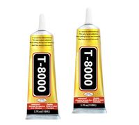 AEIXYA 2 Pièces Colle Ecran Smartphone Colle Telephone, Colle pour Maquette Chaussure, Tube de Colle Rhinestone Glue Cuir, Colle Bijoux, Colle pour Ecran de Téléphone pour Verre,Céramique, Métal,Tissu