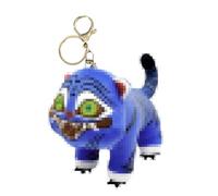 AEIXYA 55 Pièces Peluche Tigre Violet, PeluchePour Trou De Serrure,Devil hunterMerch, Peluche pour Enfants Et Adultes, Joli Cadeau pour Les Fans