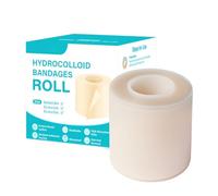 AEIXYA Hydrocolloid Roll, Rouleau Hydrocolloïde De Qualité Médicale, À Découper Sur Mesure, Rouleau Hydrocolloïde Auto-adhésif, Imperméable, Pour Le Traitement Des Brûlures, Ampoules Et De L'acné