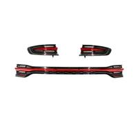 aejghfwjh Feux Arrière Voiture Pour Macan 2014-2017 Ensemble De Feux Arrière À LED Clignotant Central Feu Freinage DRL Accessoire Voiture Modifié Feu Arrière(Red)